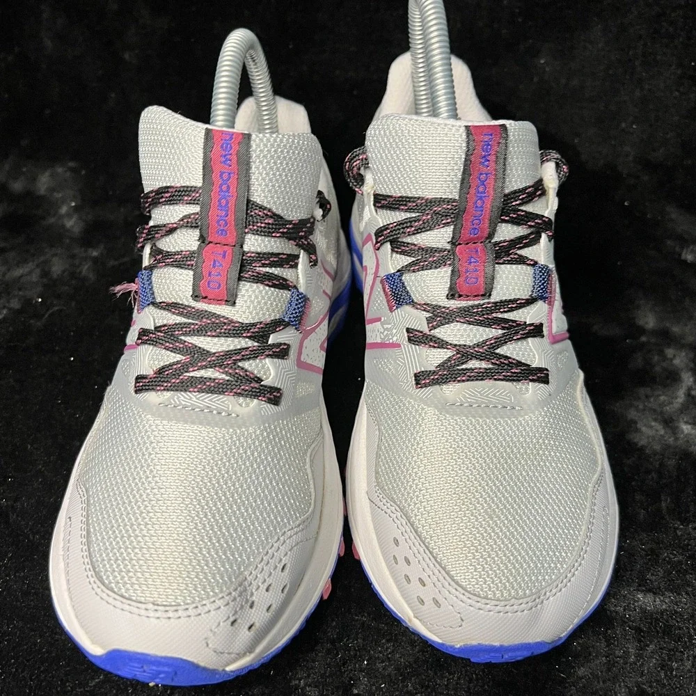 New‎ Balance 410 WT410LR8 Unisex W6.5/M5 Trail Runner Shoes Gray Plum Sneakers